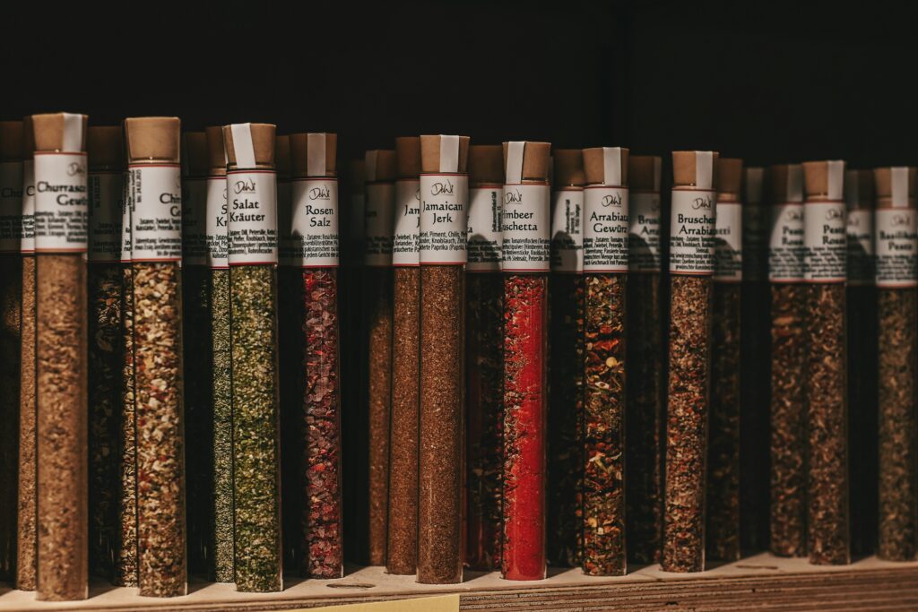 Storage of dried herbs